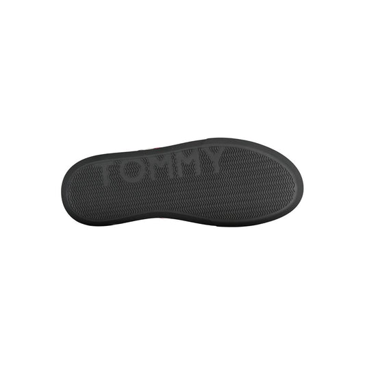 Tommy Hilfiger Chic Black Sneakers with Iconic Contrast Details - SMARTMARTNZ