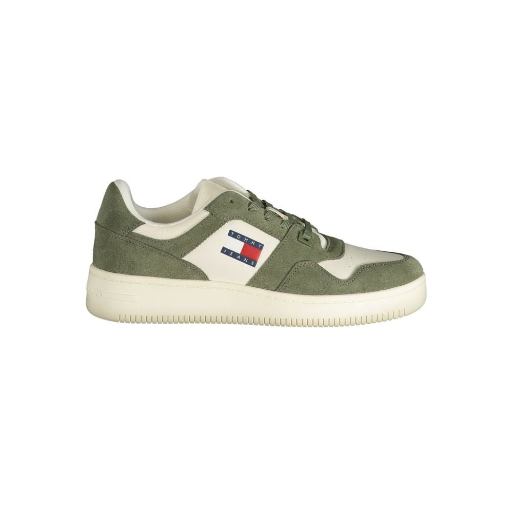 Tommy Hilfiger Green Polyester Sneaker - SMARTMARTNZ