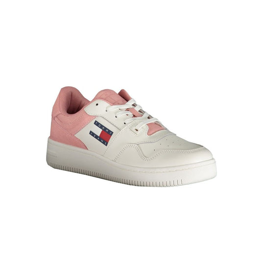 Tommy Hilfiger Pink Polyester Sneaker - SMARTMARTNZ