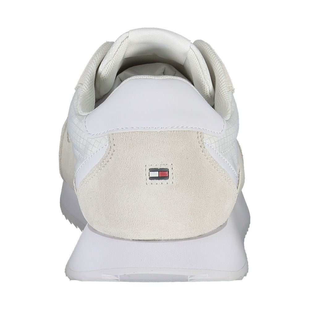 Tommy Hilfiger White Polyester Men Sneaker - SMARTMARTNZ