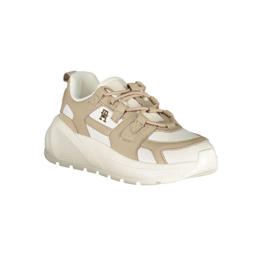 Tommy Hilfiger White Polyethylene Women Sneaker - SMARTMARTNZ