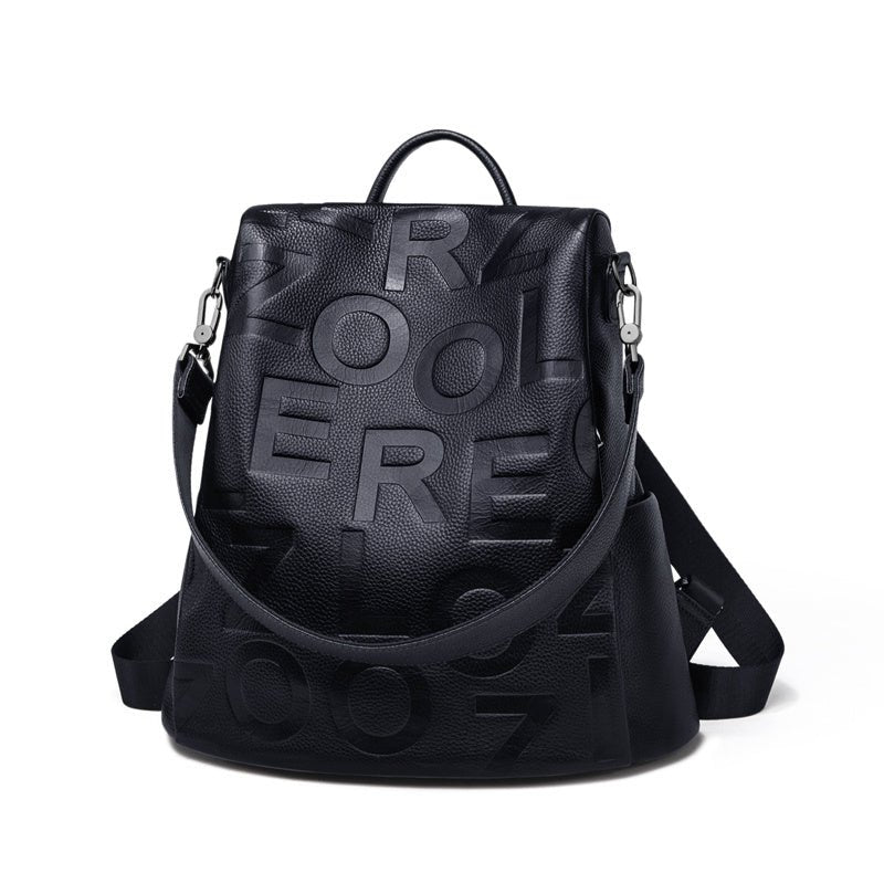 Trendy High - Capacity Ladies’ Bag – Top Layer Leather Spacious, Stylish & Built to Last - SMARTMARTNZ