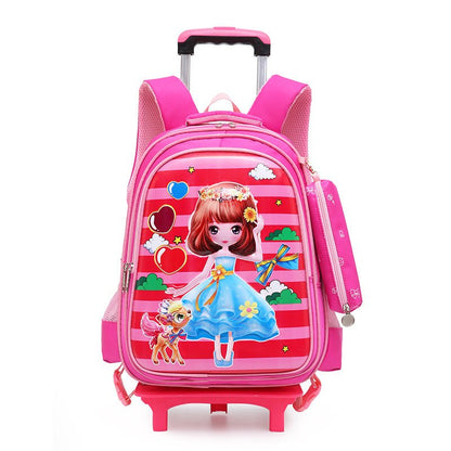 Trolley 3D Car Kids’ School Backpack – Waterproof & Detachable - SMARTMARTNZ