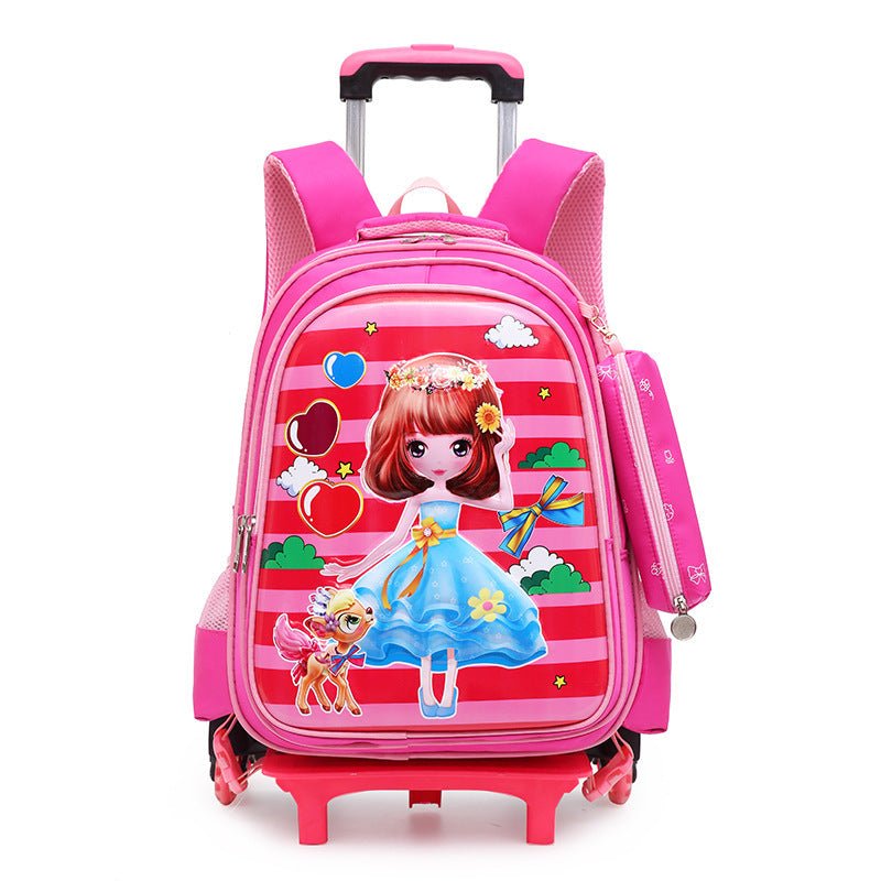 Trolley 3D Car Kids’ School Backpack – Waterproof & Detachable - SMARTMARTNZ