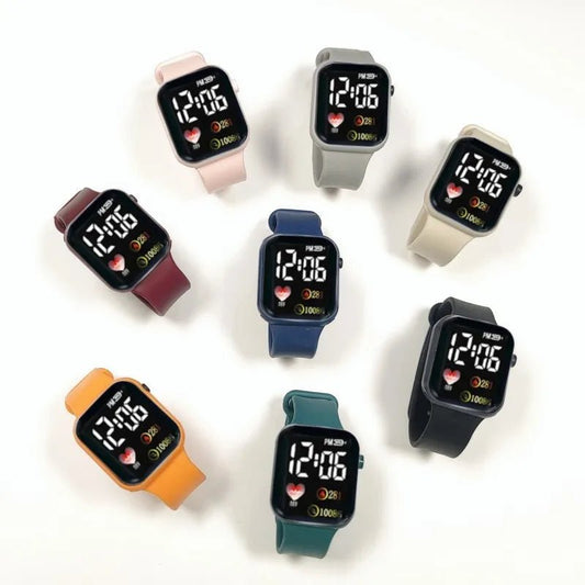 Unisex LED Digital Watch – Waterproof Electronic Fitness Watch for Men, Women & Kids - SMARTMARTNZ