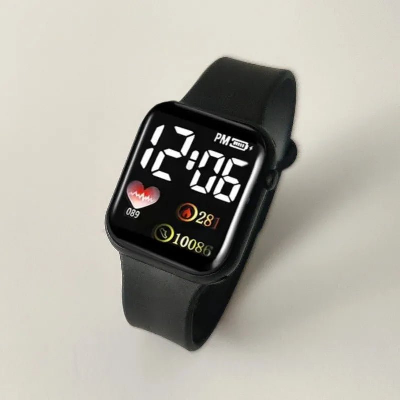 Unisex LED Digital Watch – Waterproof Electronic Fitness Watch for Men, Women & Kids - SMARTMARTNZ