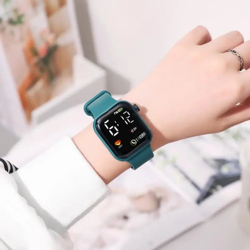 Unisex LED Digital Watch – Waterproof Electronic Fitness Watch for Men, Women & Kids - SMARTMARTNZ