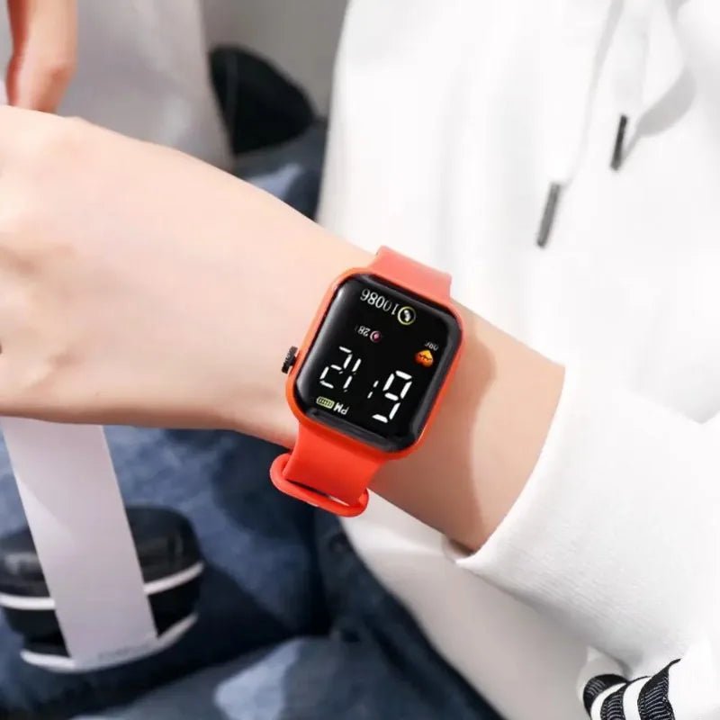 Unisex LED Digital Watch – Waterproof Electronic Fitness Watch for Men, Women & Kids - SMARTMARTNZ