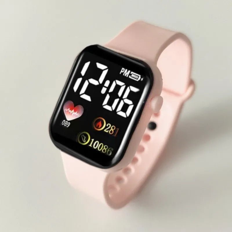 Unisex LED Digital Watch – Waterproof Electronic Fitness Watch for Men, Women & Kids - SMARTMARTNZ