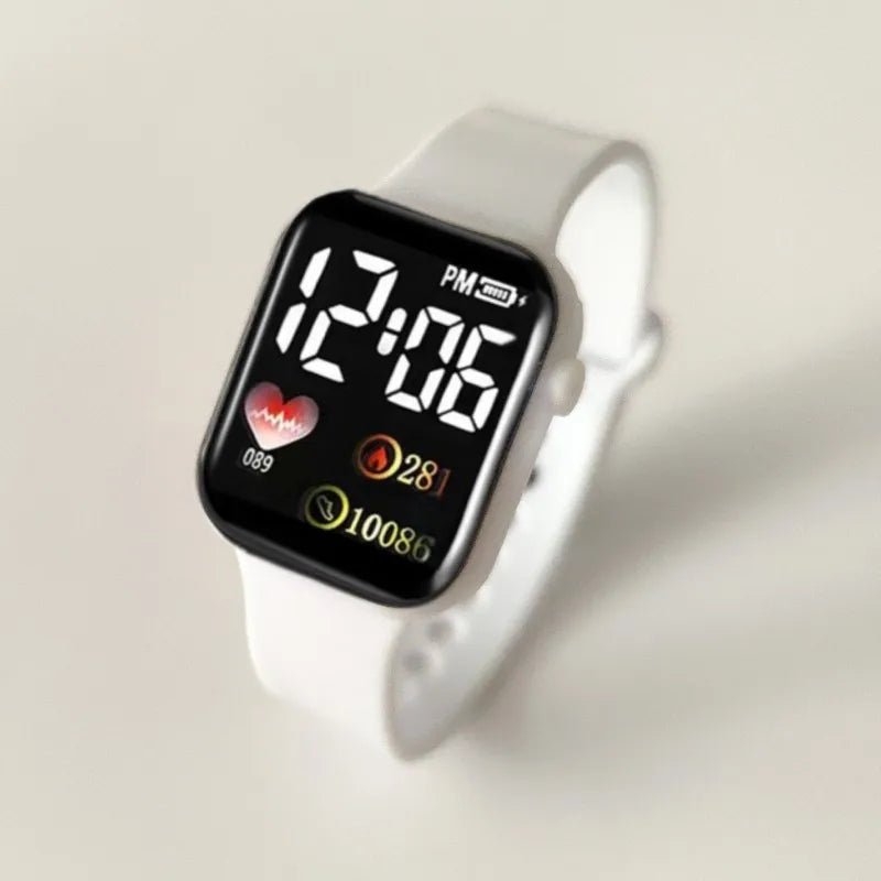 Unisex LED Digital Watch – Waterproof Electronic Fitness Watch for Men, Women & Kids - SMARTMARTNZ