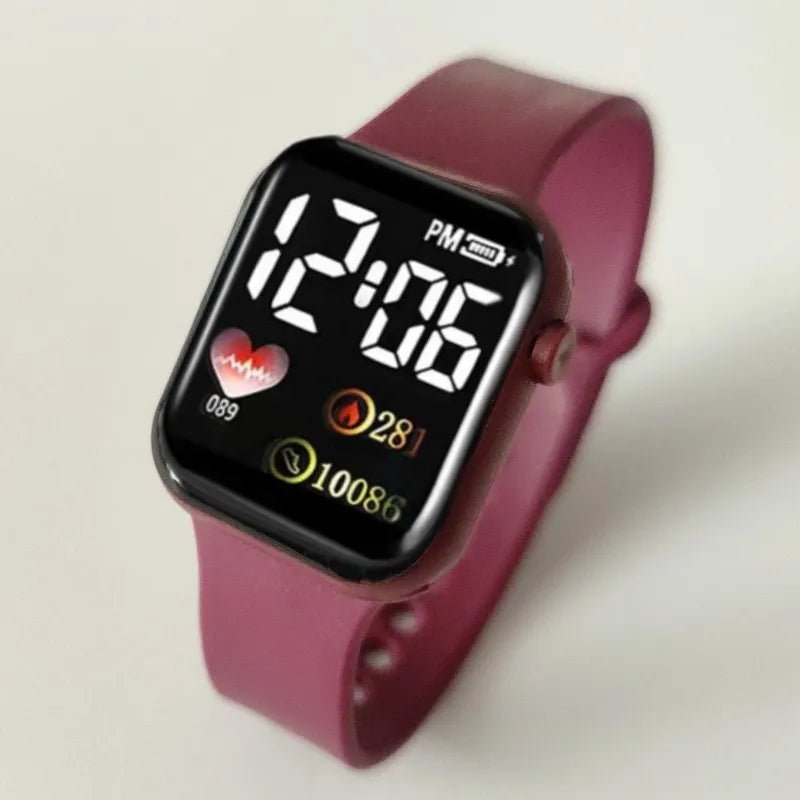 Unisex LED Digital Watch – Waterproof Electronic Fitness Watch for Men, Women & Kids - SMARTMARTNZ