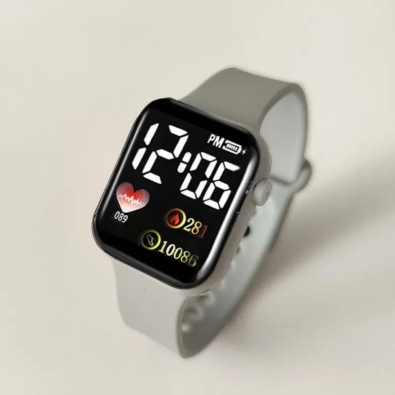 Unisex LED Digital Watch – Waterproof Electronic Fitness Watch for Men, Women & Kids - SMARTMARTNZ