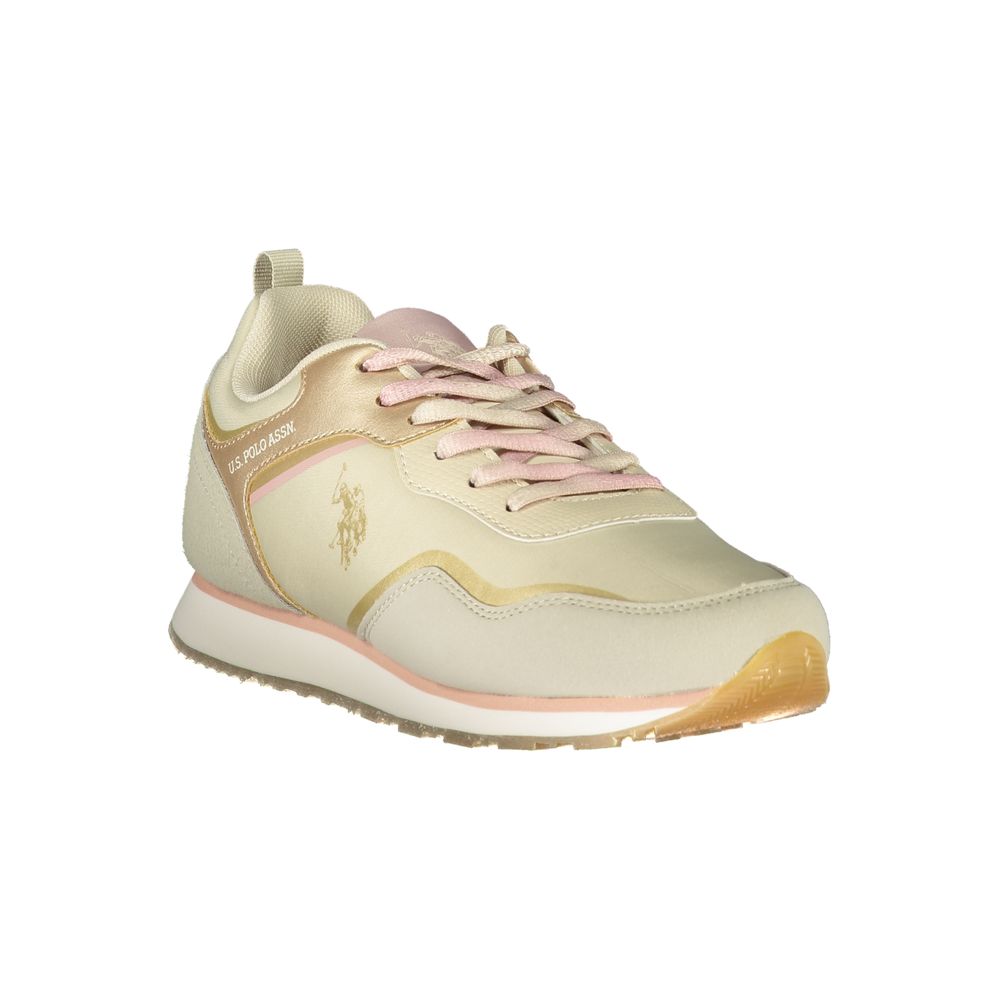 U.S. POLO ASSN. Beige Polyester Sneaker - SMARTMARTNZ