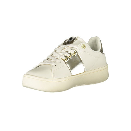 U.S. POLO ASSN. Beige Polyethylene Women Sneaker - SMARTMARTNZ