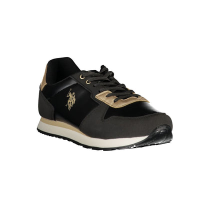 U.S. POLO ASSN. Black Polyester Sneaker - SMARTMARTNZ
