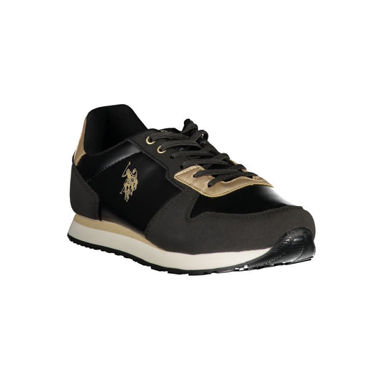 U.S. POLO ASSN. Black Polyester Sneaker - SMARTMARTNZ