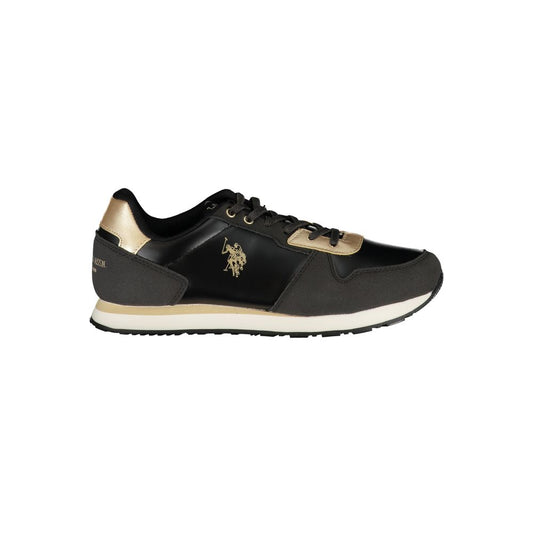 U.S. POLO ASSN. Black Polyester Sneaker - SMARTMARTNZ