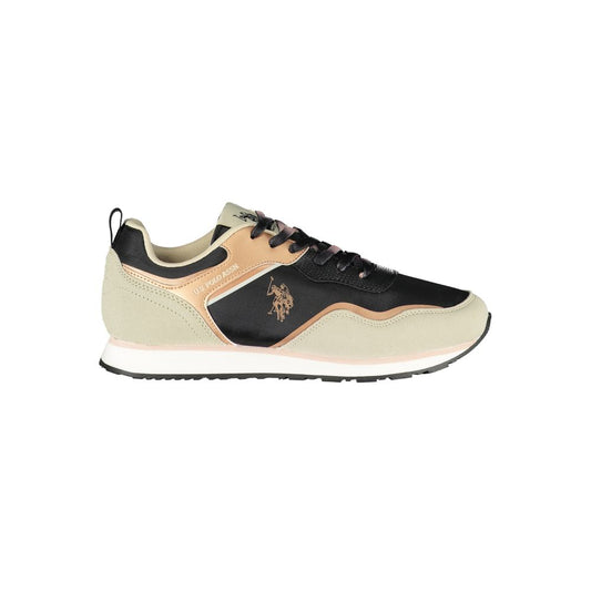U.S. POLO ASSN. Black Polyester Sneaker - SMARTMARTNZ