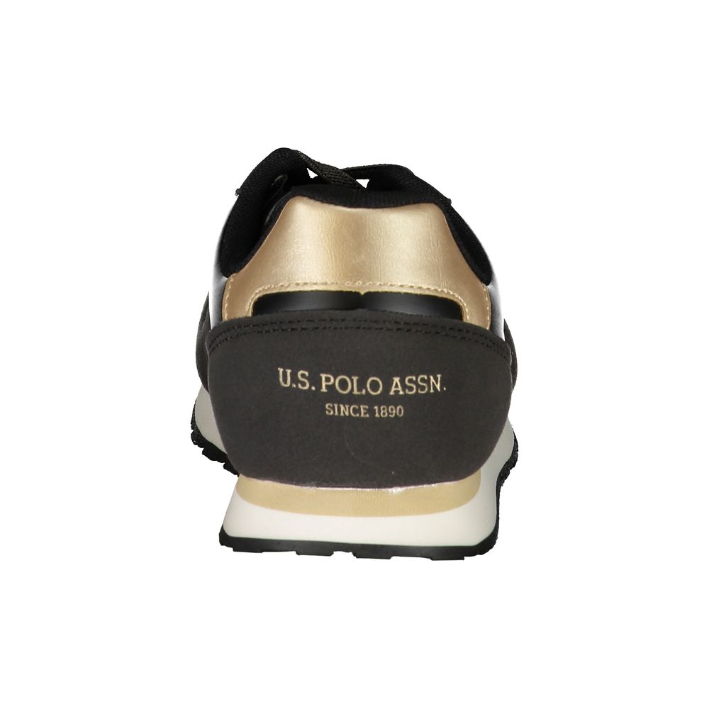 U.S. POLO ASSN. Black Polyester Sneaker - SMARTMARTNZ