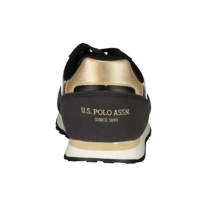 U.S. POLO ASSN. Black Polyester Sneaker - SMARTMARTNZ