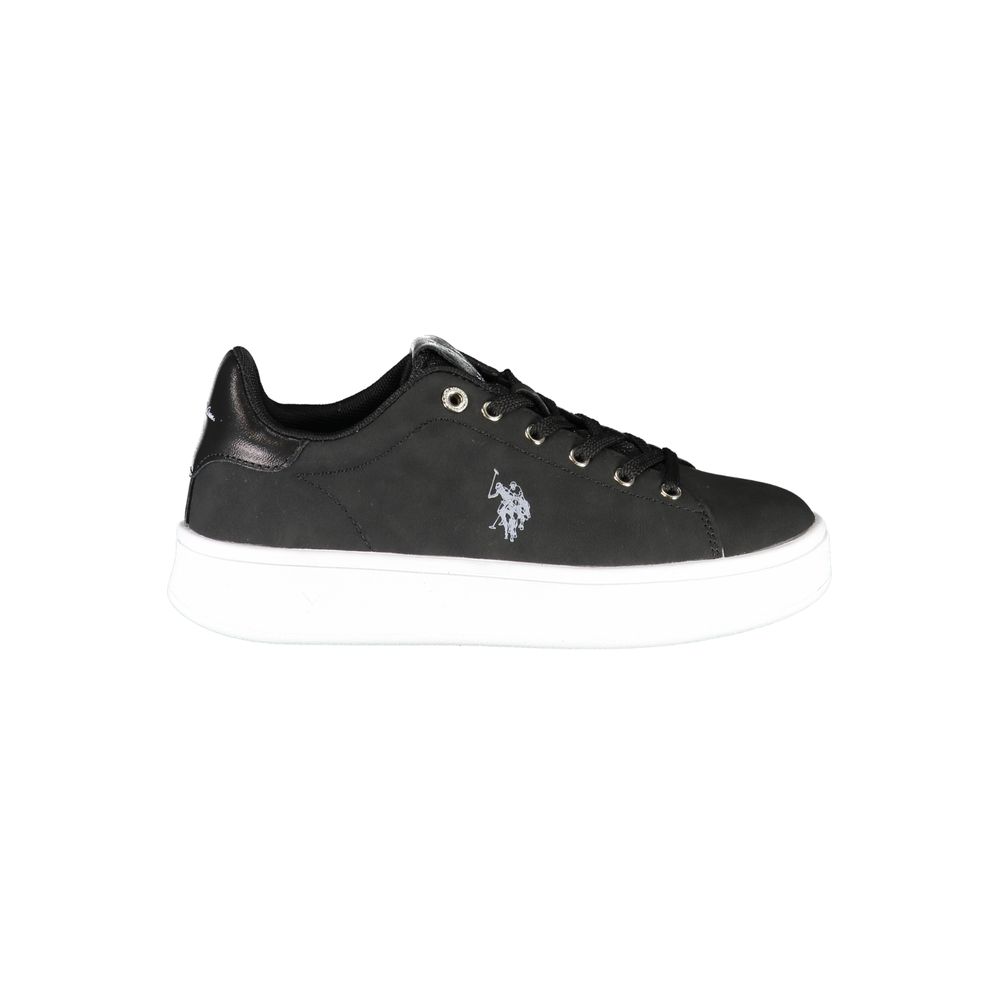 U.S. POLO ASSN. Black Polyester Women Sneaker - SMARTMARTNZ