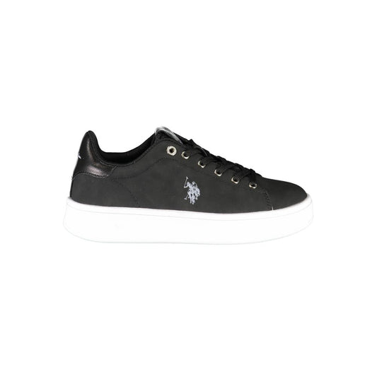 U.S. POLO ASSN. Black Polyester Women Sneaker - SMARTMARTNZ