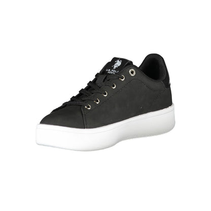 U.S. POLO ASSN. Black Polyester Women Sneaker - SMARTMARTNZ