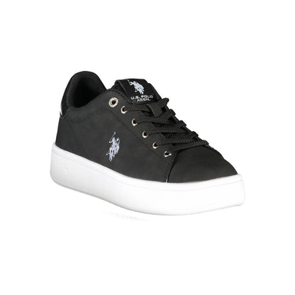 U.S. POLO ASSN. Black Polyester Women Sneaker - SMARTMARTNZ