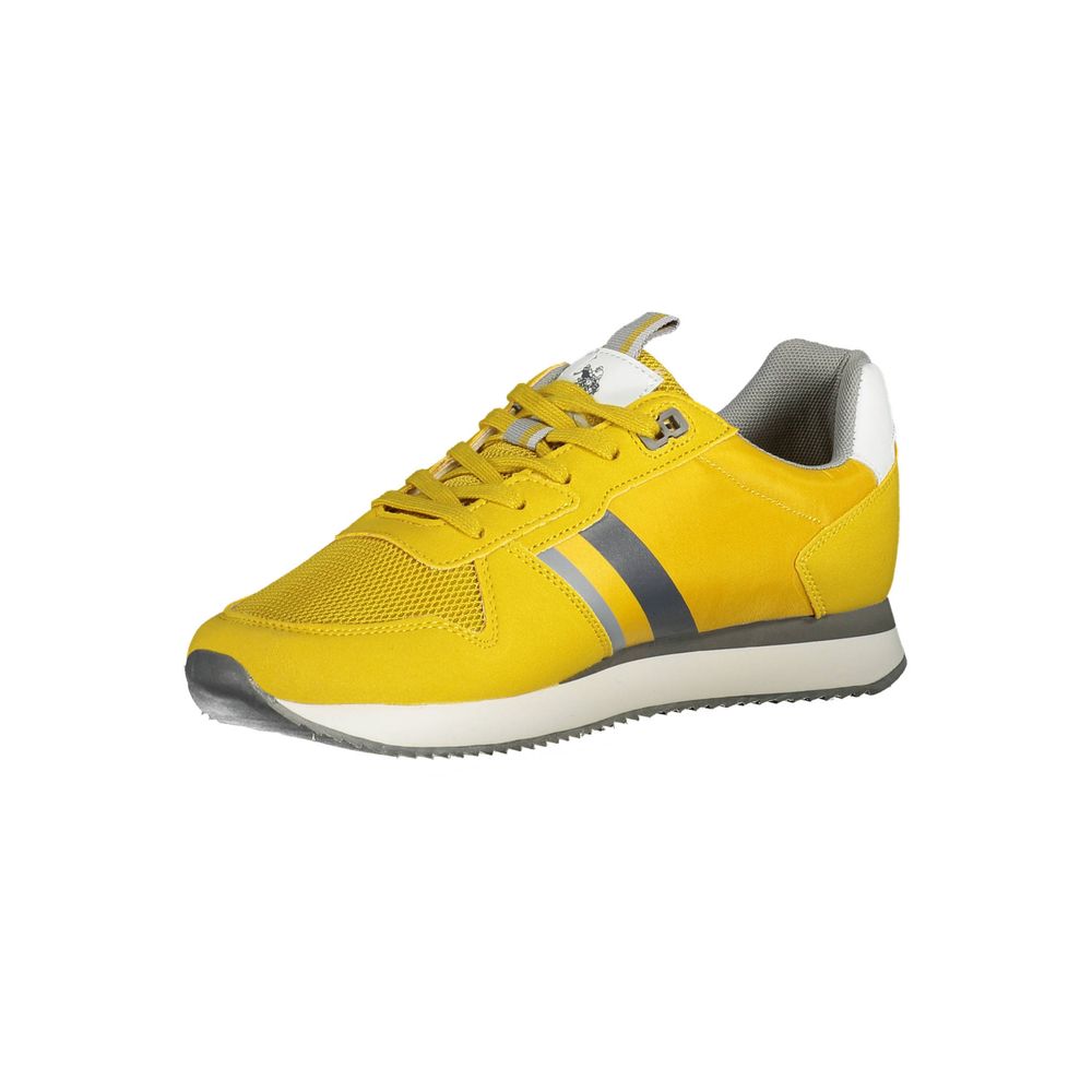U.S. POLO ASSN. Yellow Polyester Men Sneaker - SMARTMARTNZ