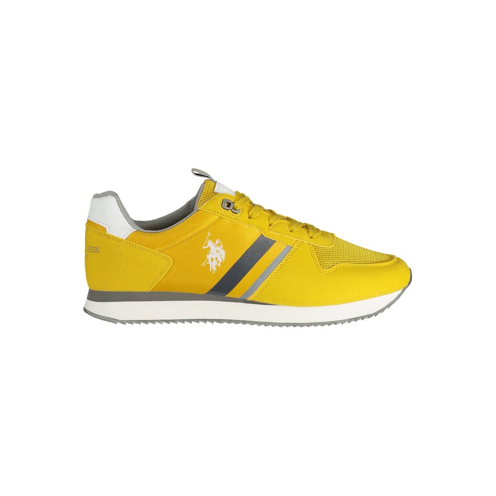 U.S. POLO ASSN. Yellow Polyester Men Sneaker - SMARTMARTNZ