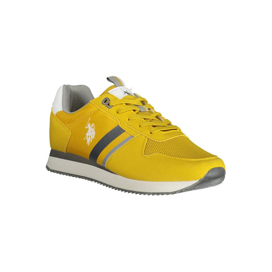 U.S. POLO ASSN. Yellow Polyester Men Sneaker - SMARTMARTNZ