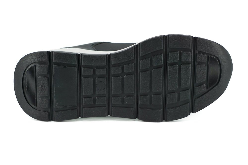 Versace Elegant Monochrome Leather Sneakers - SMARTMARTNZ