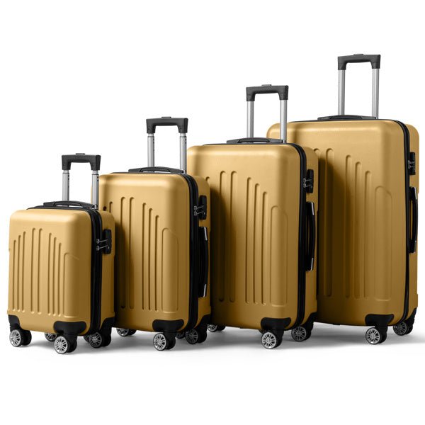 Vertical Striped Four In One Suitcase - SMARTMARTNZ