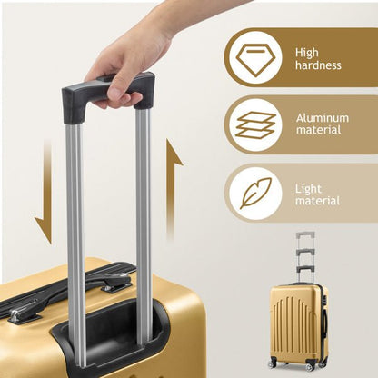 Vertical Striped Four In One Suitcase - SMARTMARTNZ