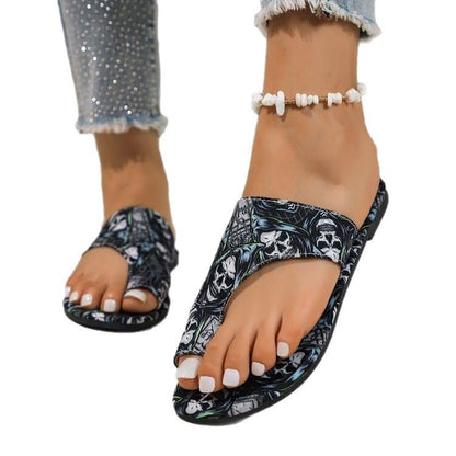 Women’s Boho Roman Flat Sandals – Extended Sizes Ethnic Flair Meets Everyday Comfort - SMARTMARTNZ