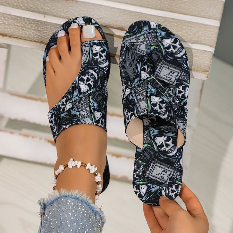Women’s Boho Roman Flat Sandals – Extended Sizes Ethnic Flair Meets Everyday Comfort - SMARTMARTNZ