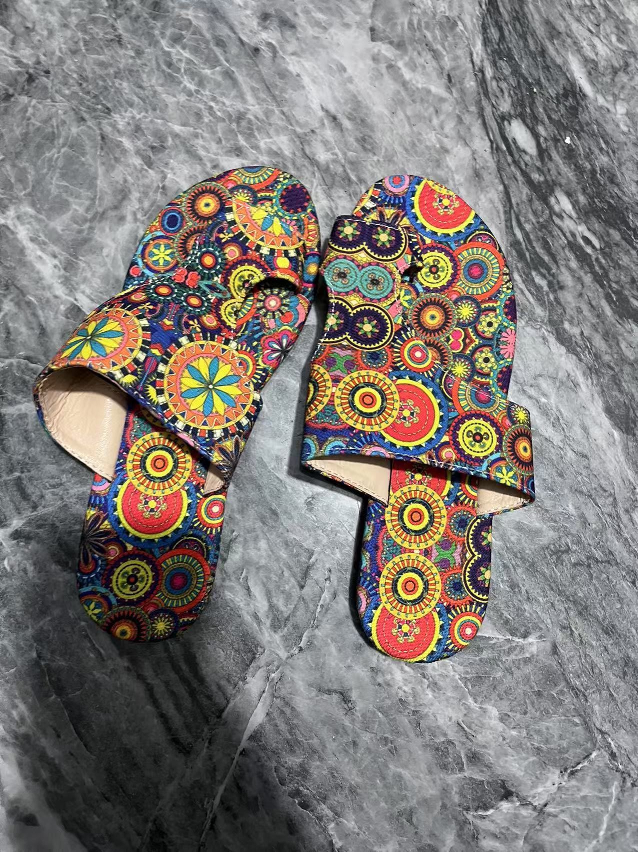 Women’s Boho Roman Flat Sandals – Extended Sizes Ethnic Flair Meets Everyday Comfort - SMARTMARTNZ