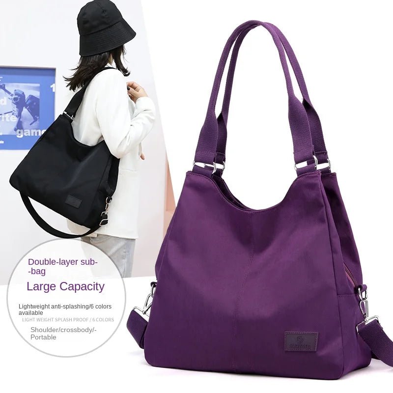 Women’s Casual Nylon Handbag – Lightweight Travel, Work, or Shopping - SMARTMARTNZ