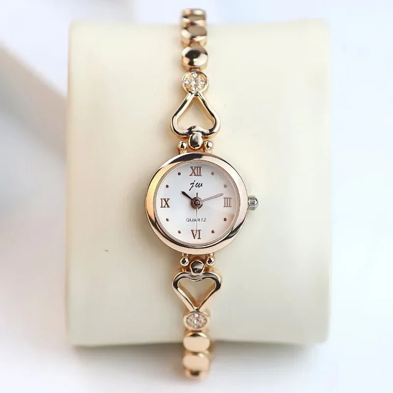 Women’s Elegant Quartz Watch – Small Face with Fashion Bracelet (Gift - Ready) - SMARTMARTNZ
