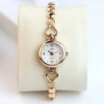Women’s Elegant Quartz Watch – Small Face with Fashion Bracelet (Gift - Ready) - SMARTMARTNZ
