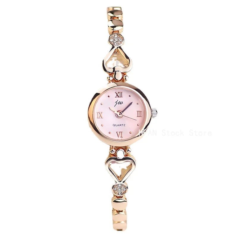 Women’s Elegant Quartz Watch – Small Face with Fashion Bracelet (Gift - Ready) - SMARTMARTNZ