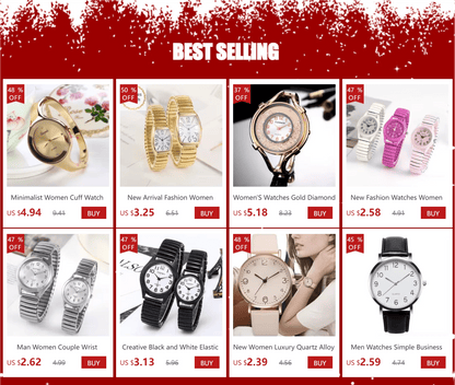Women’s Elegant Quartz Watch – Small Face with Fashion Bracelet (Gift - Ready) - SMARTMARTNZ