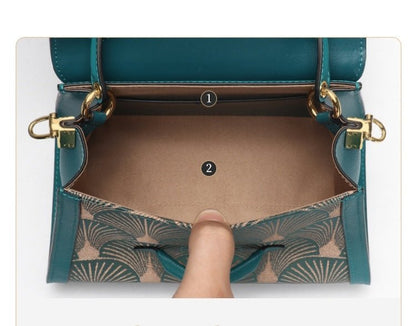 Women’s Embroidered Leather Bag – Traditional Chinese Ethnic Style - SMARTMARTNZ