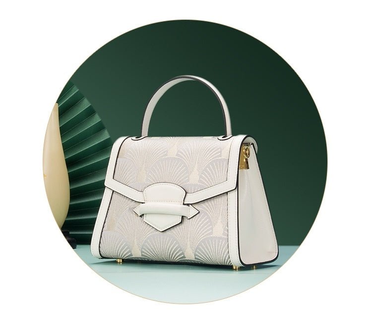 Women’s Embroidered Leather Bag – Traditional Chinese Ethnic Style - SMARTMARTNZ