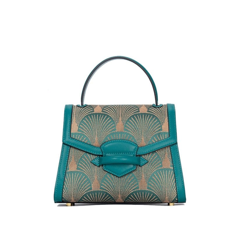 Women’s Embroidered Leather Bag – Traditional Chinese Ethnic Style - SMARTMARTNZ