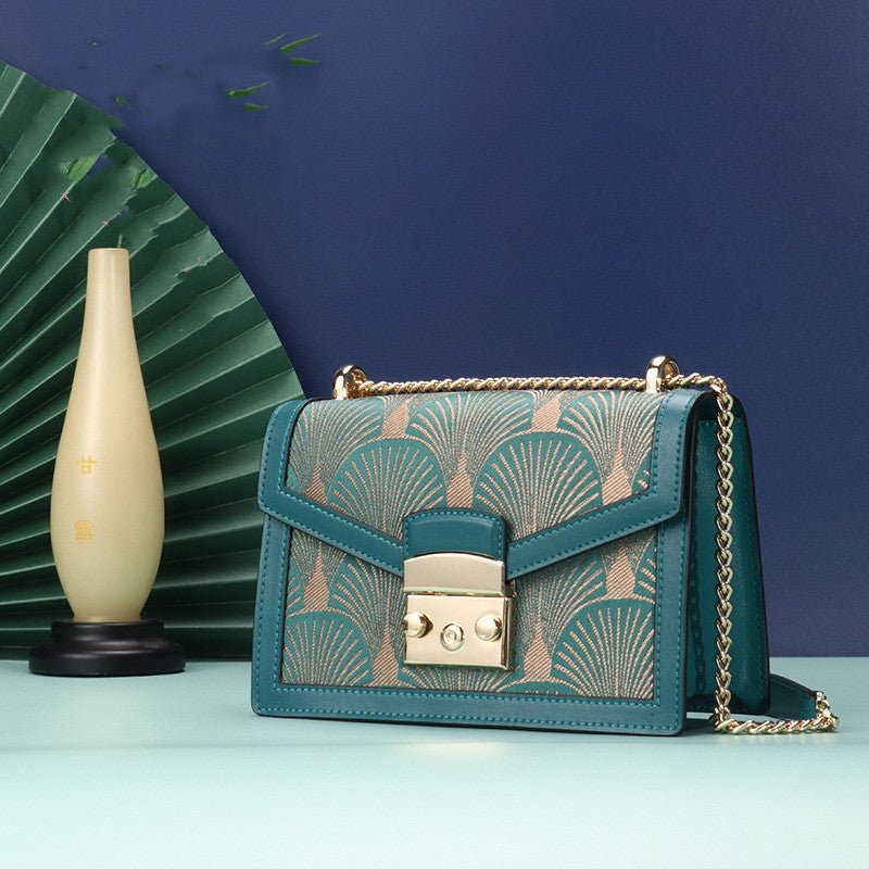 Women’s Embroidered Leather Bag – Traditional Chinese Ethnic Style - SMARTMARTNZ