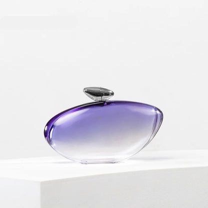 Women’s Evening Clutch Bag – 2024 Shell Design Acrylic Purse with Metallic Finish - SMARTMARTNZ