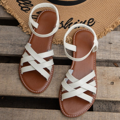Women's Fashion Flat Bottomed Korean Sandals - SMARTMARTNZ