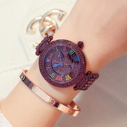 "Women’s Four - Leaf Clover Diamond Watch – Korean Fashion Waterproof - SMARTMARTNZ