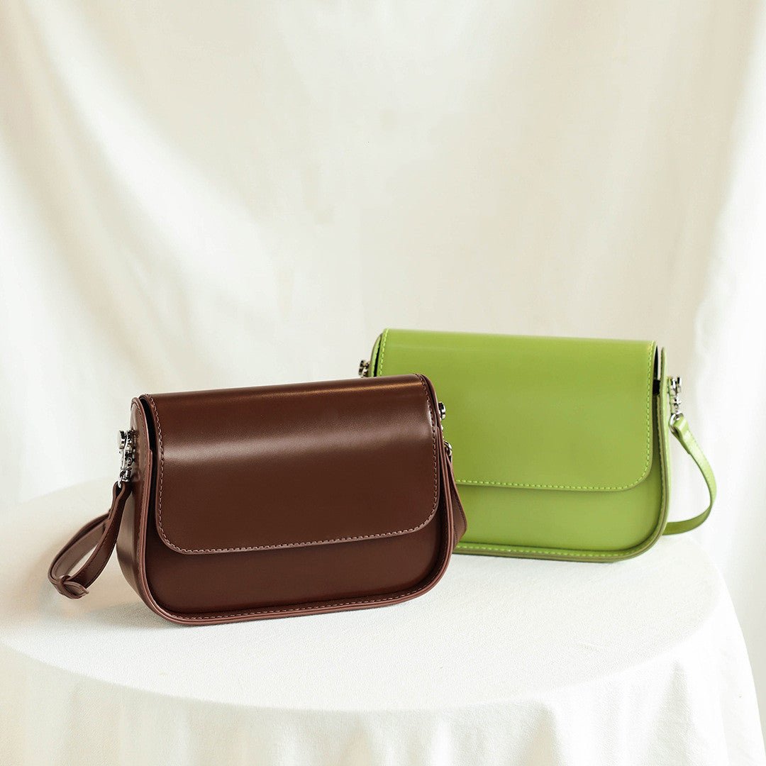Women’s Handmade Saddle Shoulder Bag – Casual Crossbody Purse - SMARTMARTNZ
